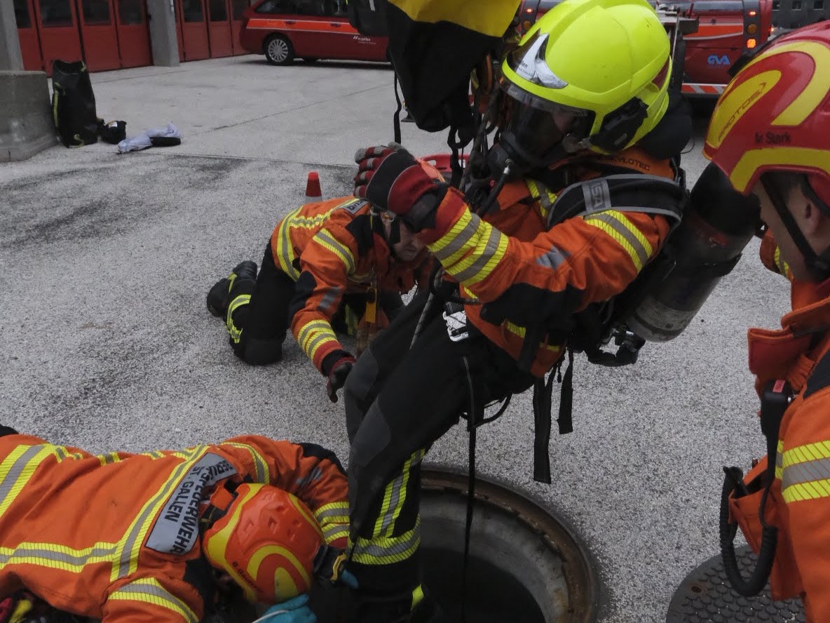 Arbeitsunfall Übung Ausbildungswoche