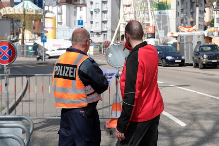 OFFA Vorbereitung mit Polizei und Feuerwehr