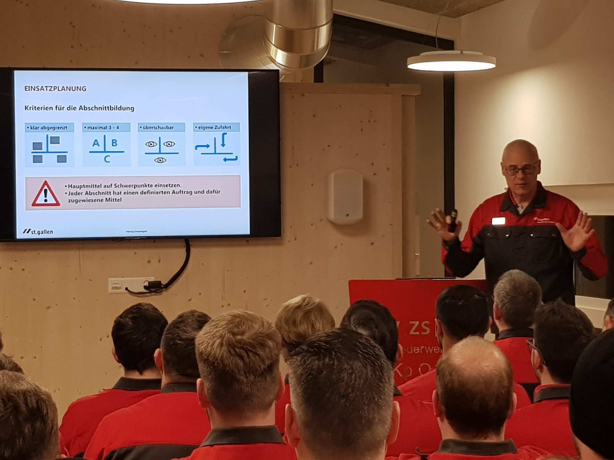 Kaderhalbtag der Milizfeuerwehr