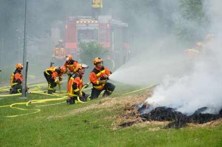 Bild von der Übung.