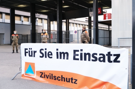 Bild vom Einsatz am Konsultationszentrum