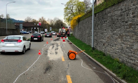 Gesamtbild Unfallstelle