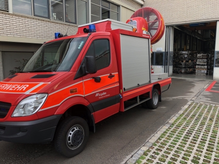 Mobiler Grossventilator im Einsatz