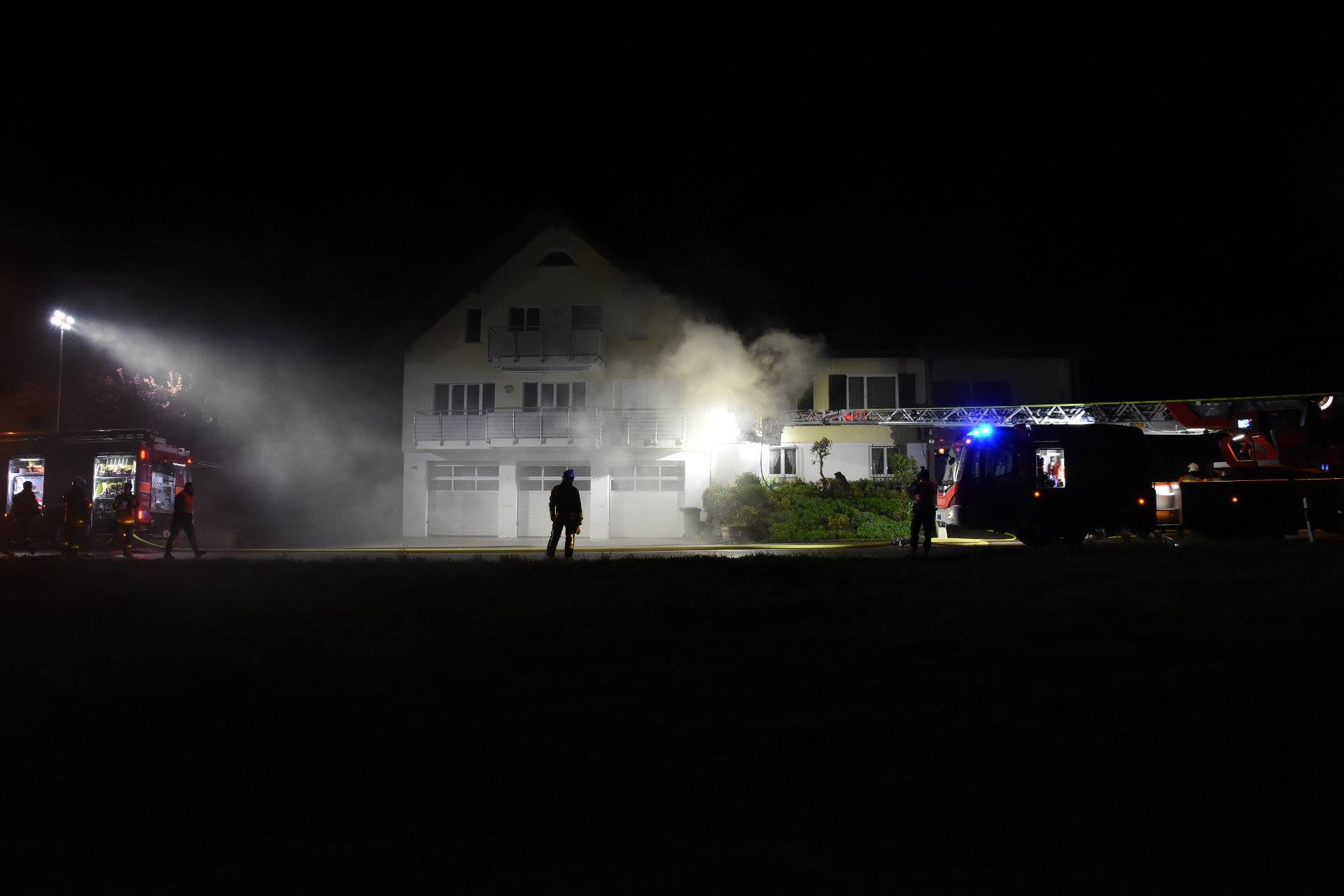 Bild vom Einsatz (Quelle: Kapo SG)