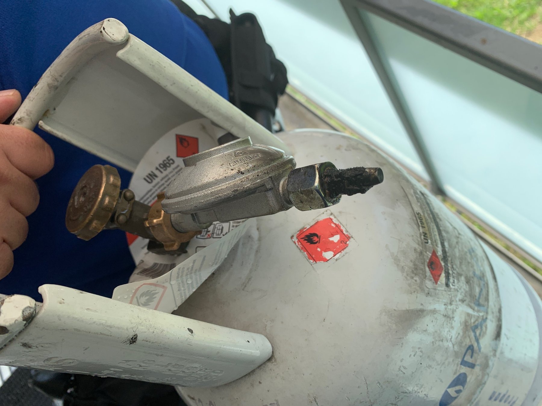 Bild vom Einsatz (Stapo SG)