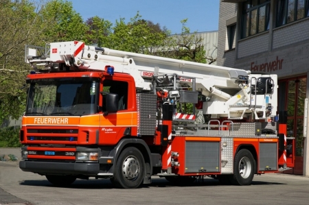 Einsatz Hubretter an der Vonwilstrasse