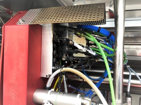 Bild vom Kabelbrand (Quelle: Stapo SG)