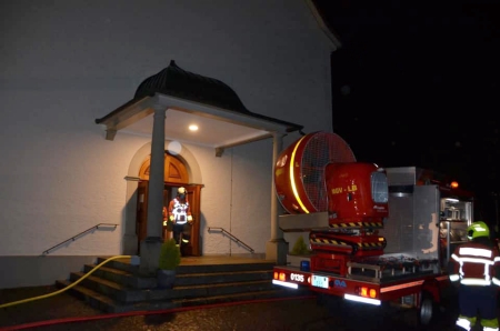 Bild vom Einsatz des Mobilen Grossventilators