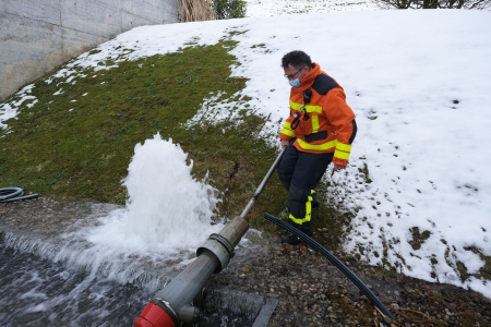 Bild vom umgefahrenen Hydrant