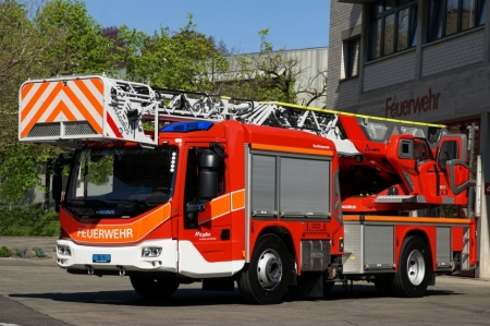Autodrehleiter der Feuerwehr St.Gallen