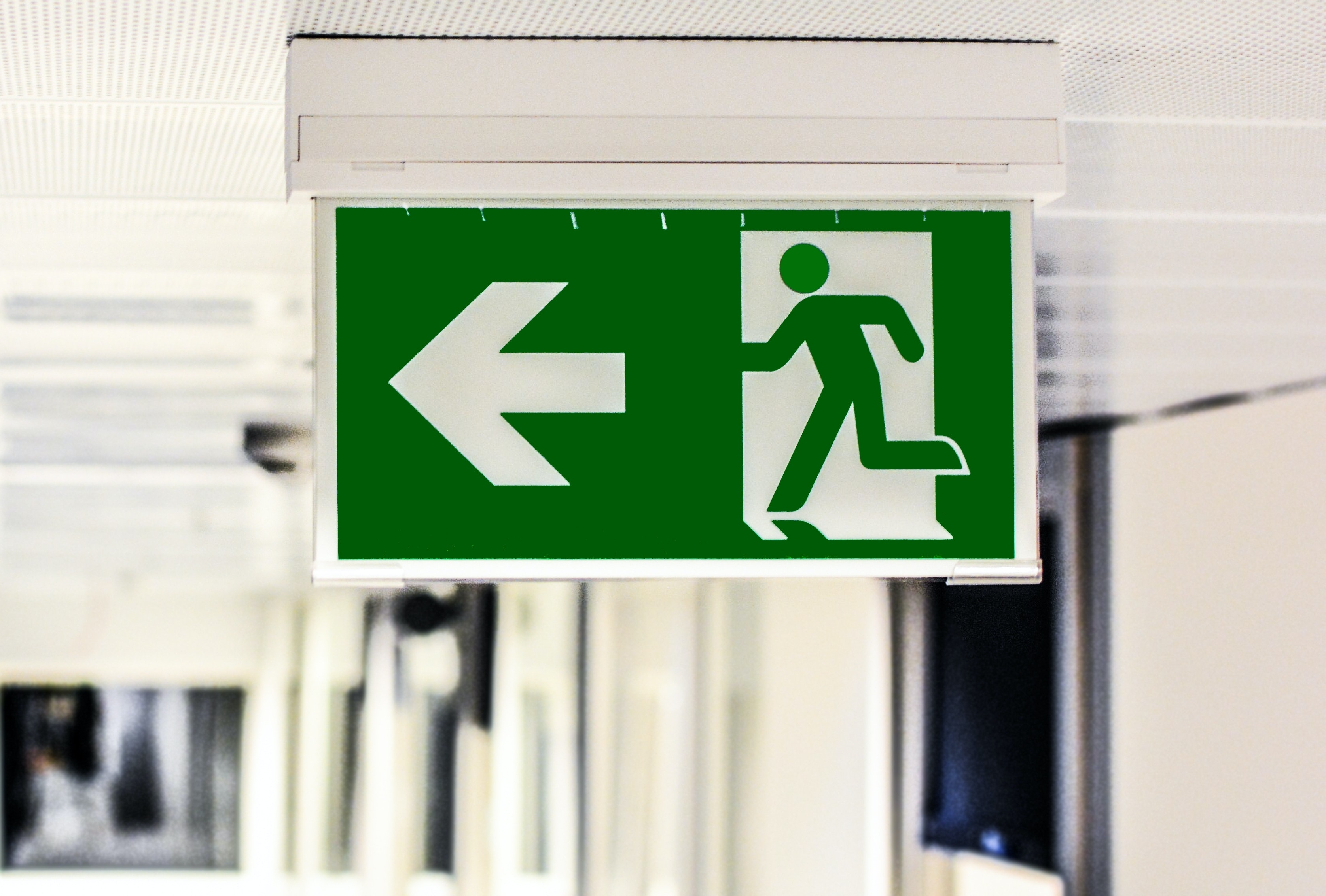 Symbolbild Notausgang