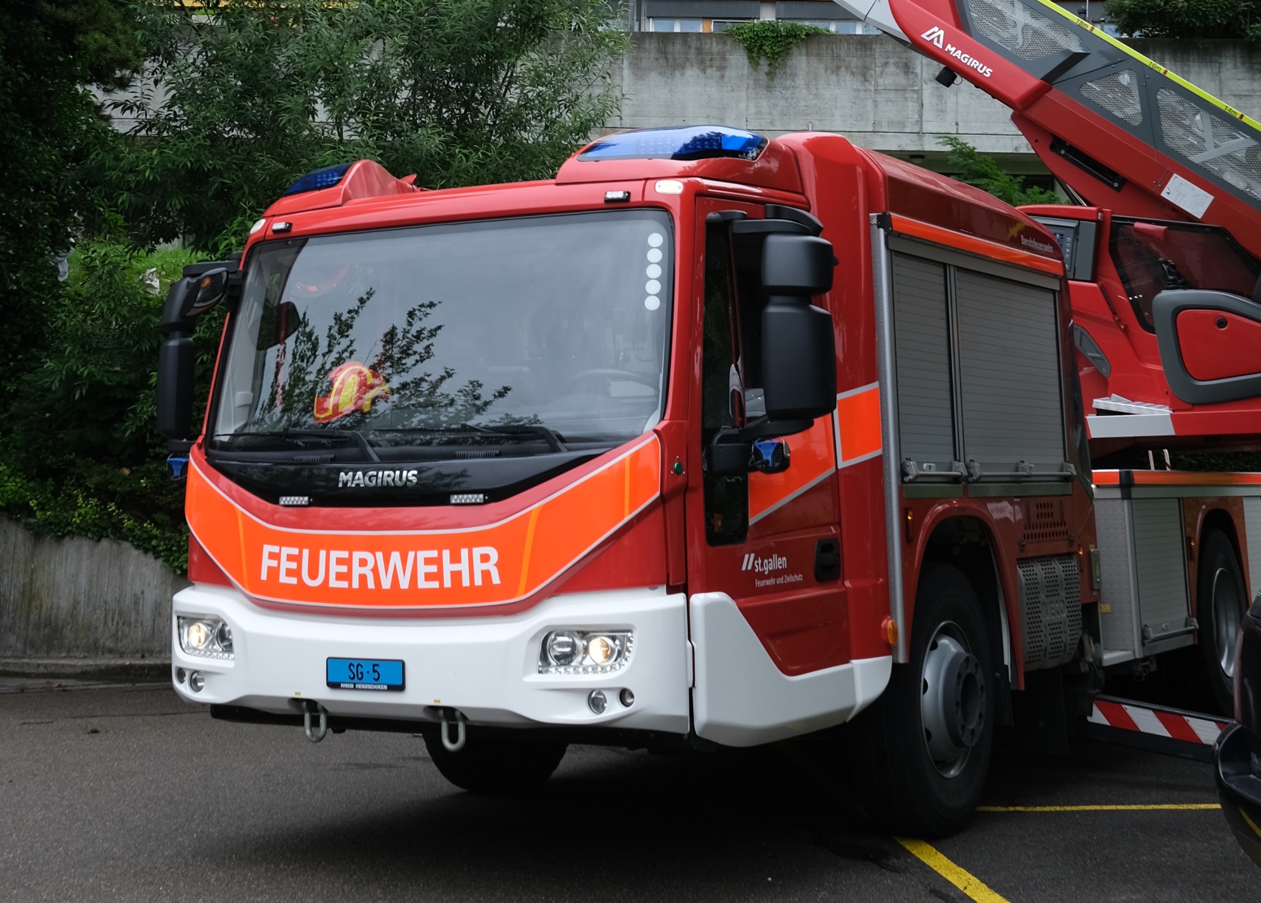 Symbolbild Autodrehleiter