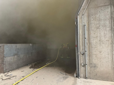 Brand im Bunker