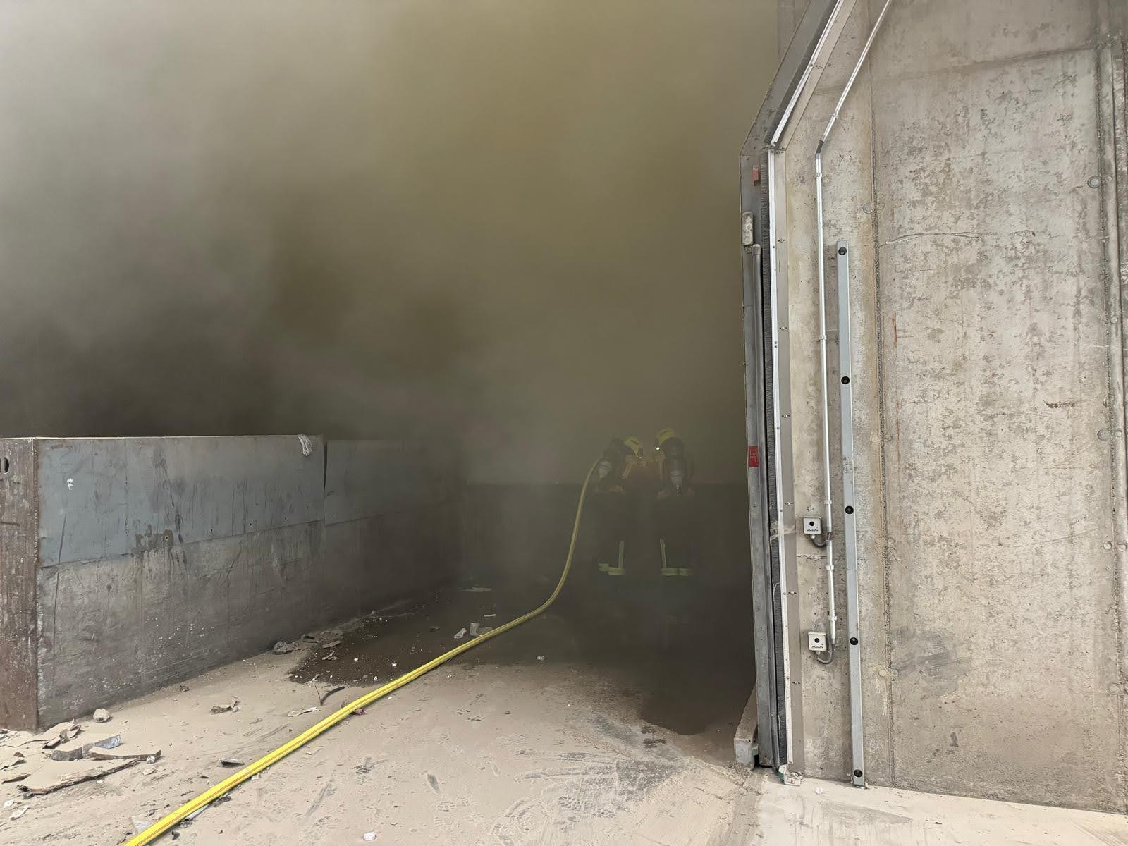 Brand im Bunker