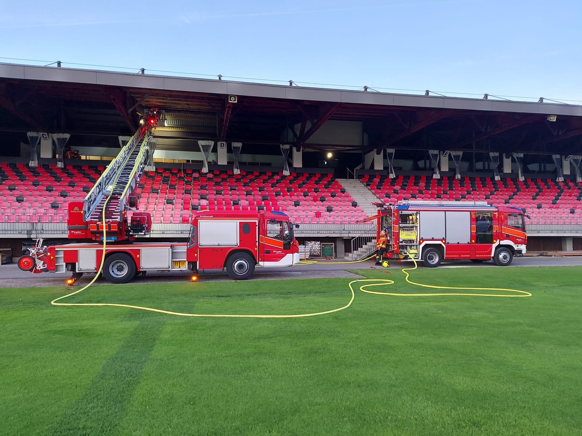 Brand einer Photovoltaikanlage